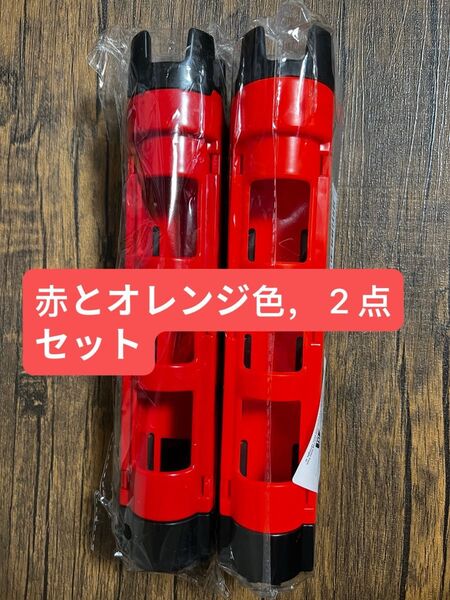 2本入り 携帯用釣り竿ホルダースタンド、混合色、ABS素材、釣り竿収納用釣り具アクセサリー ロッドスタンド