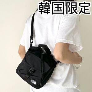 ブラック 黒*ショルダーバック*韓国限定*ノースフェイス*未使用
