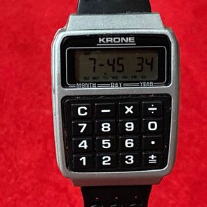 S202 かリュキュレーターウォッチ 計算機能付腕時計 新品未使用品 電池交換済