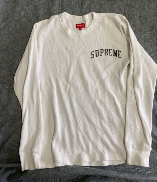 Supreme Arc Logo Thermal ホワイト シュプリーム アーチ ロゴ サーマル 長袖