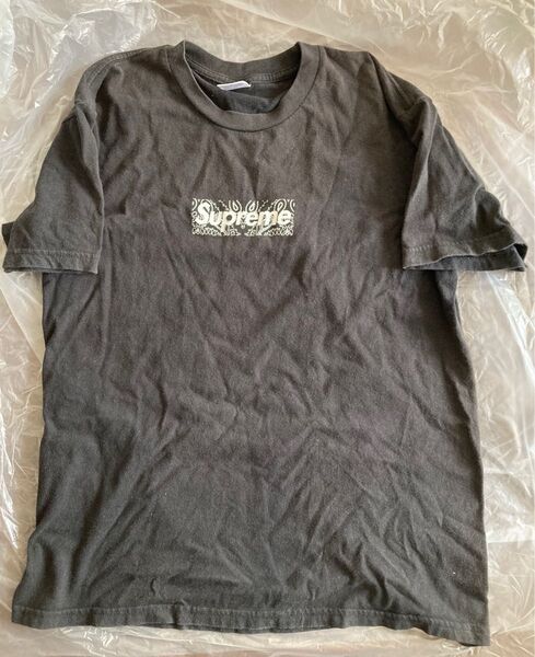 Supreme Bandana Box Logo Tee Black シュプリーム バンダナ ボックス ロゴ Tシャツ ブラック
