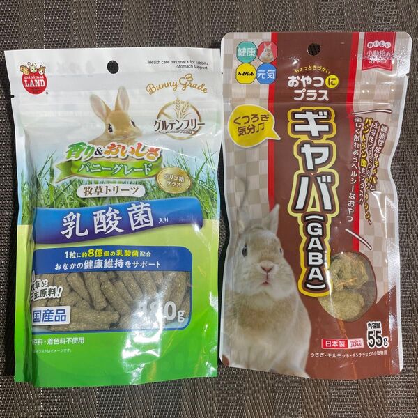 牧草 国産 乳酸菌 ギャバ 健康維持 ウサギ モルモット おやつ フード 副食