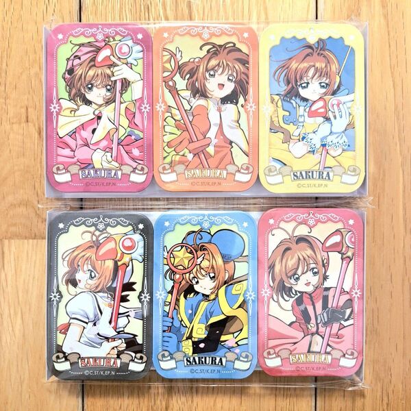 新品未開封 カードキャプターさくら 缶入りチョコ 第2弾 A B 2点セット CCさくら 小物入れ 文具整理