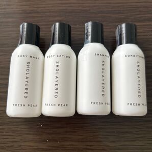 SHOLAYERED アメニティセット フレッシュペア 4点セット