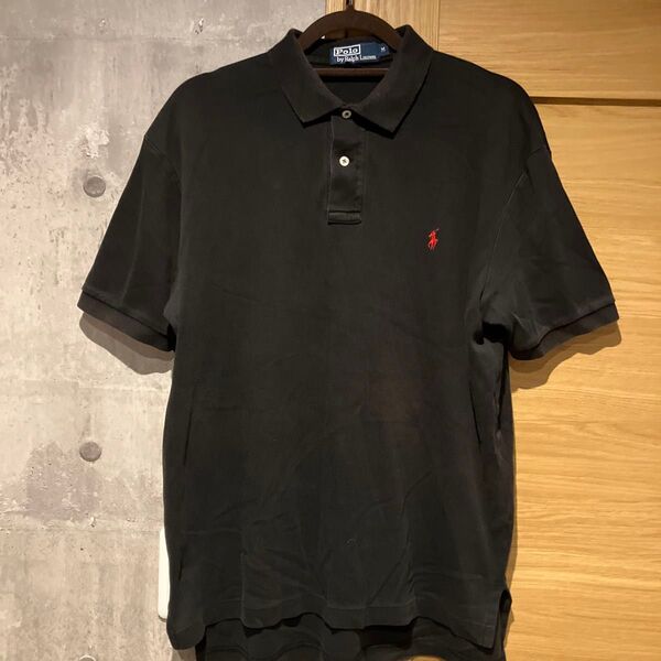 POLO RALPH LAUREN ポロ ラルフローレン ポニー刺繍 ポロシャツ ブラック M