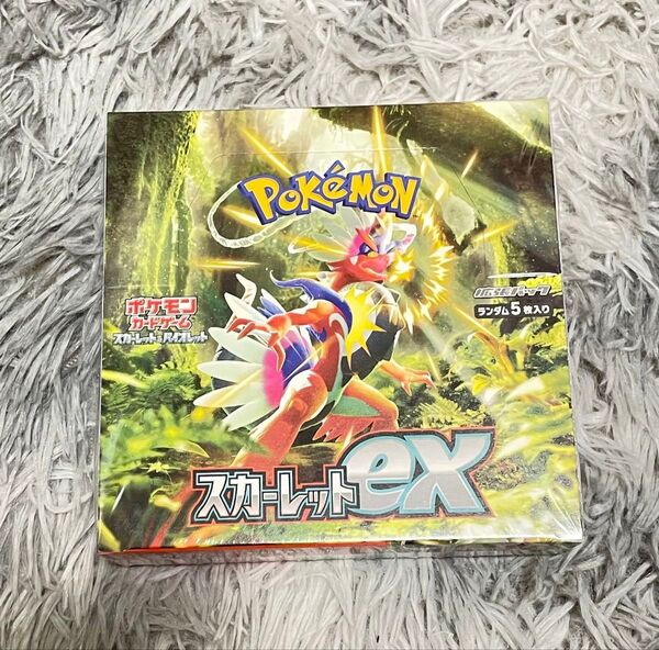 【新品未開封】ポケモンカードゲーム スカーレットex シュリンク付き 1Box