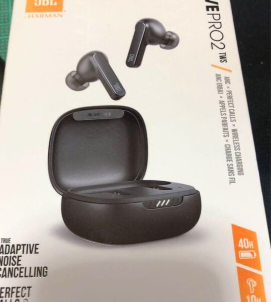 C43早い物勝ち!美品JBL Live Pro2 tws ワイヤレスイヤホン ブラック Bluetooth