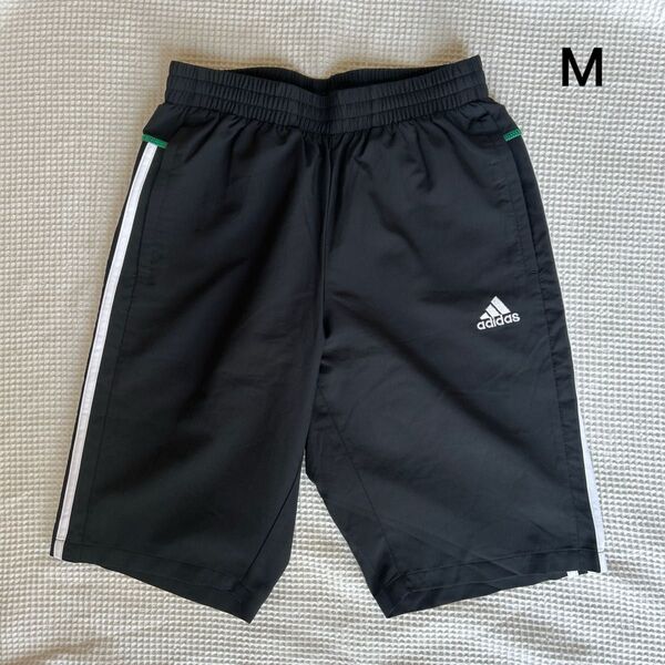 アディダス ハーフパンツ 半ズボン M CLIMALITE クライマライト adidas ブラック