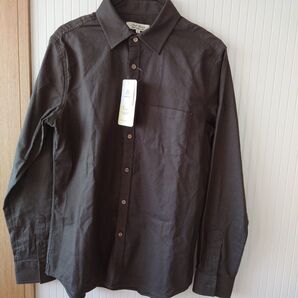 長袖シャツ 麻混 シャツ