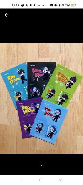 セブンイレブン ブルーロックオリジナルクリアシート 全5種類