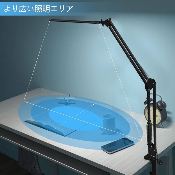 新品 LEDデスクライト デスクランプ 卓上ライト 電気スタンド 10段階調光
