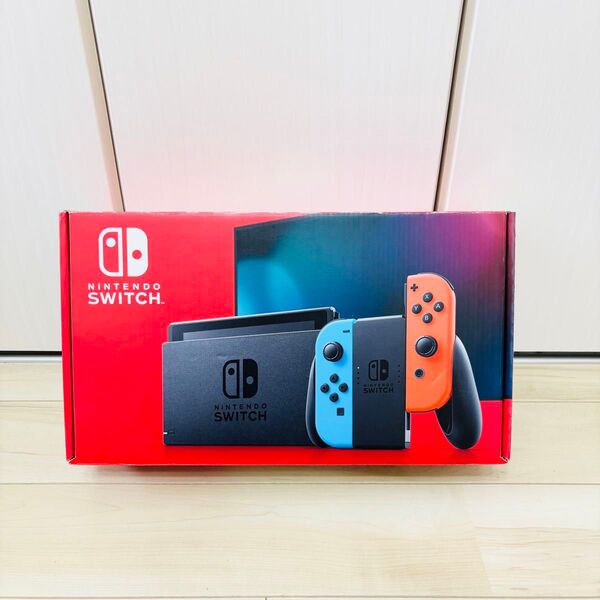 【未使用】バッテリー強化版 Nintendo Switch ニンテンドースイッチ 本体 ネオン