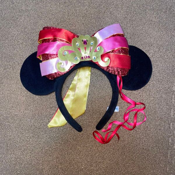 東京ディズニーリゾート35周年の限定カチューシャ ディズニー カチューシャ ミニーマウス リボン TDR ピンク 髪飾り