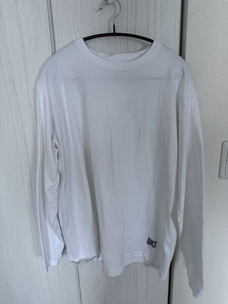 BEAMS L/S TEE BMSロゴ ベーシック ロングスリーブ Tシャツ Lサイズ