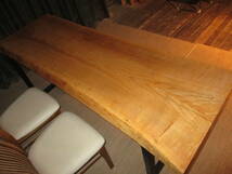 Ｓ007■　タモ　巨大　テーブル　板　　ローテーブル 　ダイニング　 カウンター　 座卓 天板 　無垢　一枚板_画像7