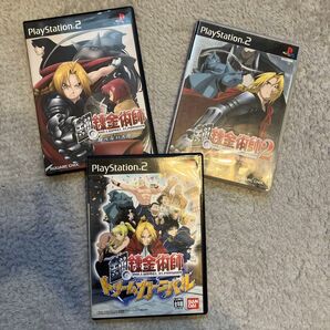 PS2ソフト ハガレン 鋼の錬金術師 赤きエリクシルの悪魔 飛べない天使 他 PS2 ソフト プレイステーション2