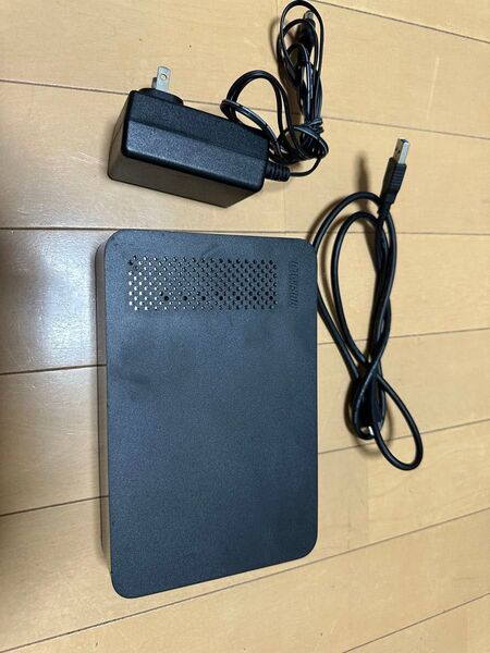BUFFALO 外付けHDD 2TB HD-LC2.0U3-BKD