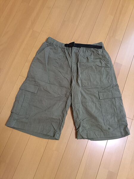 コロンビア (Columbia) カーゴハーフパンツ カーキ Mサイズ 登山 トレッキング キャンプ アウトドア