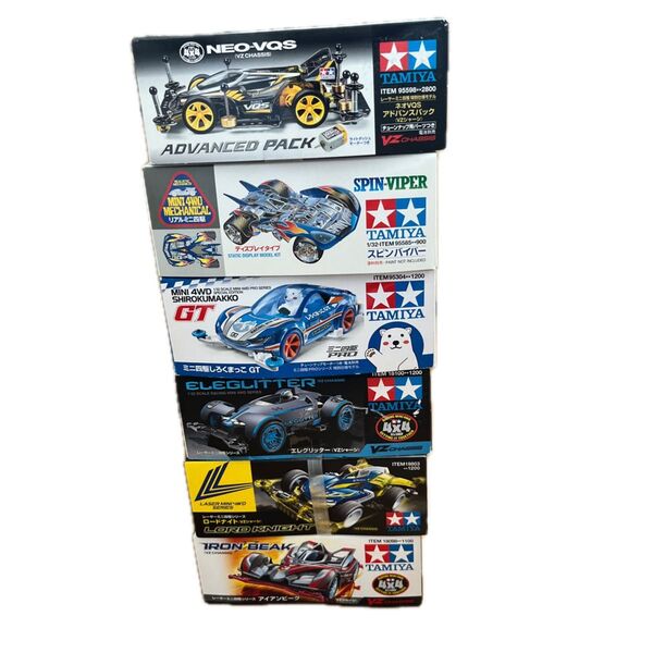 まとめて6台 ミニ四駆 色々 ジャンク プラモデル TAMIYA タミヤ
