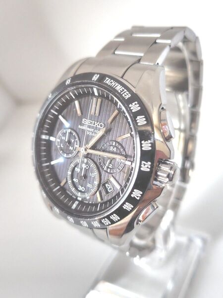 【電波ソーラー】SEIKO セイコー ブライツ クロノグラフ BK 8B82-0AE0
