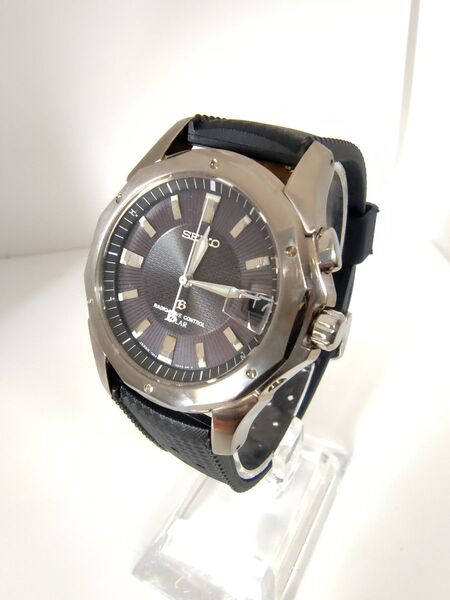 【電波ソーラー、ベルト新品、美品、希少】SEIKO セイコー ブライツ チタン 7B22-0AC0