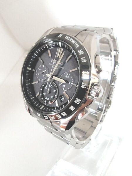 【電波ソーラー、美品】SEIKO セイコー ブライツ クロノグラフ BK 8B82-0AE0