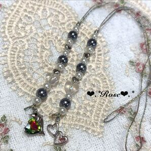 650*ブライス カスタム用アイチェンジ紐2本組*オーロラハート イルカ