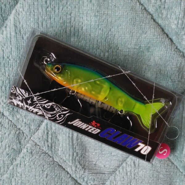 958 ガンクラフト (Gan Craft) ジョインテッドクロー S #14 ブルーネオン 70mm/4.6g