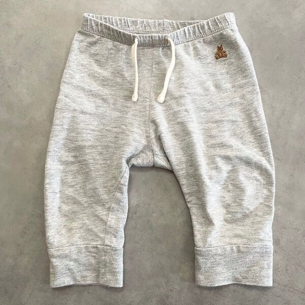 baby gap グレー コットンパンツ 6-12ヶ月(70cm)
