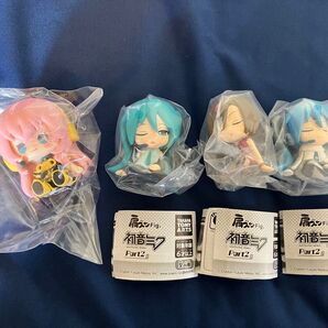 ミクの日記念くじ C賞 ちょこんとフィギュア ルカ+肩ズンFig. 初音ミク Part2 3点セット