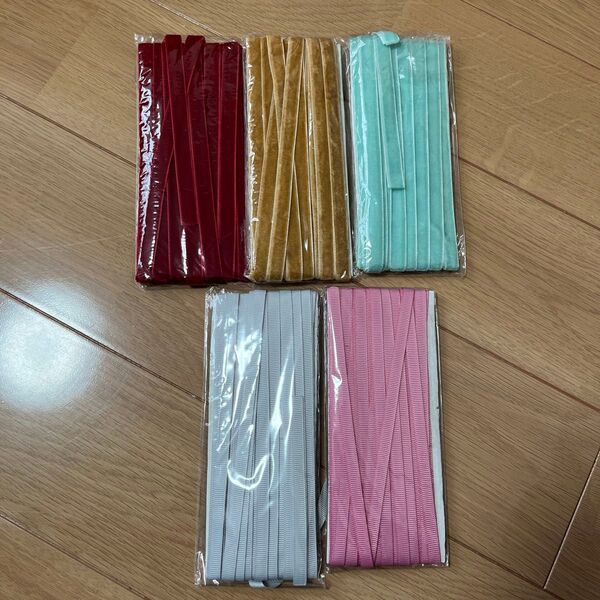 ベロアテープ10mm/グログランテープ7mm 手芸材料