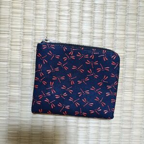 新品印傳 財布 トンボ柄 和柄
