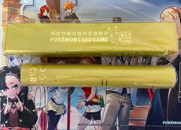 《サプライ ポケモンカード》25TH ANNIVERSARY GOLDEN BOX プレイマット、プレイマットケース