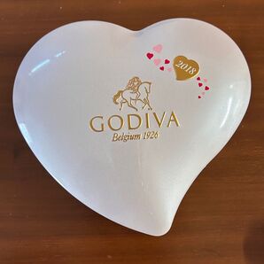 ゴディバ チョコレート GODIVA 空き缶 ハート 2018