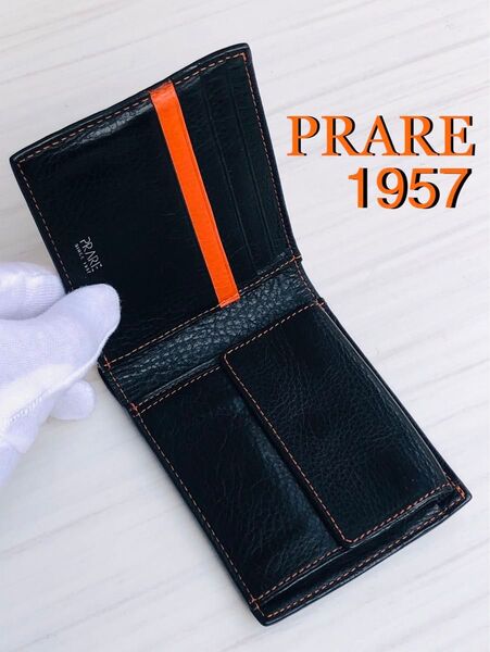 PRARE 1957 プレリー1957 本革 レザー ウォレット 二つ折り財布 財布 サイフ ビルフォード 小銭入れ コインケース