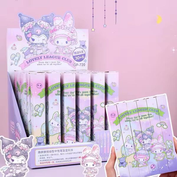 ボールペン サンリオ クロミ マイメロ ピアノ 6本セット
