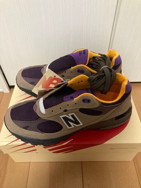 New Balance U993MU 27.5cm Mushroom with midnight violet