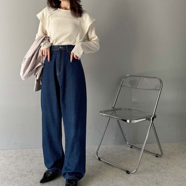 クラシカルエルフ ワイドデニムパンツ サイズs