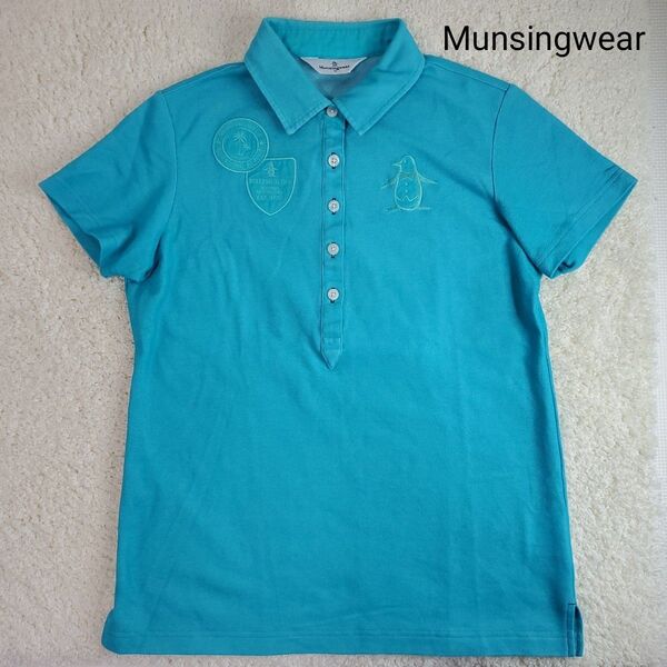 【美品】Munsingwear マンシングウェア ゴルフ ポロシャツ M ゴルフウェア 半袖ポロシャツ