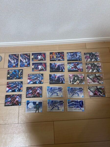 新品未開封 GUNDAMガンプラパッケージアートグミカード 24枚まとめ売り