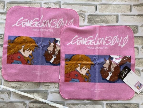 新劇場版 エヴァンゲリオン エヴァ マリ アスカ ハンカチ ミニタオル グッズ
