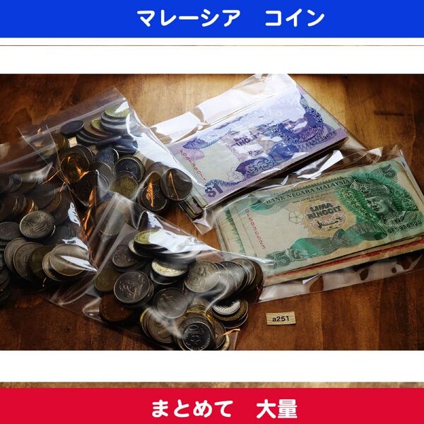 マレーシア コインと紙幣 まとめ売り 397.3リンギット a251