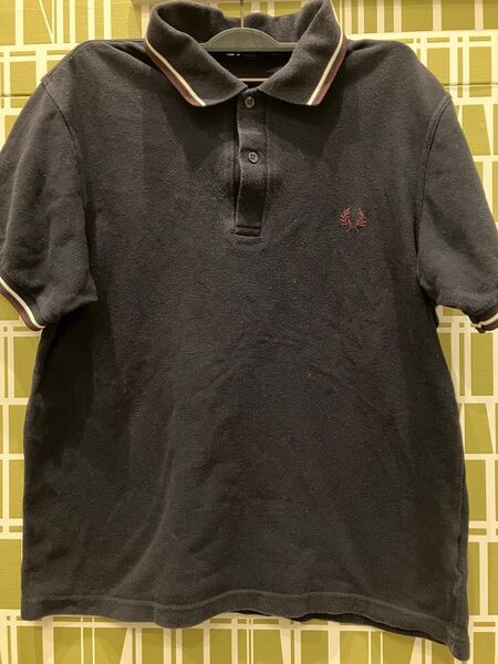 FRED PERRY フレッドペリー ポロシャツ M12 ネイビー Lサイズ