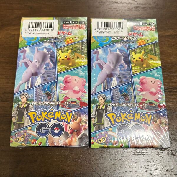 2box シュリンク付き【新品・未開封】ポケモンgo ポケモン ポケモンカード カード a