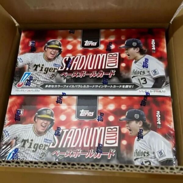 新品12box【2024】TOPPS NPB stadium club 2024 未開封 スタクラ d