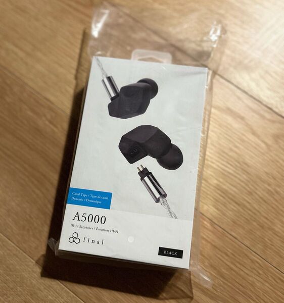 新品 未開封 final A5000 FI-A5DPLD 有線イヤホン f-Core DU搭載 シルバーコートOFC線利用