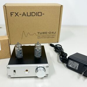 フルセット 新品同様 NFJ FX-AUDIO Tube-04J, ミルスペック選別グレード真空管 6J1付, DC12V AC