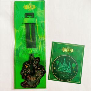 ウィキッド マニョ 魔女工場 WICKED manyo コラボ ラゲージタグ ラゲッジタグ グリーン ステッカー