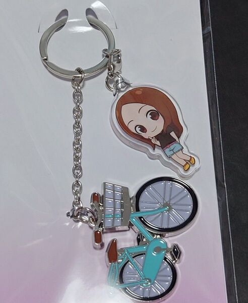 ◆新品 未開封 劇場版 からかい上手の高木さん 高木さんの自転車キーホルダー◆