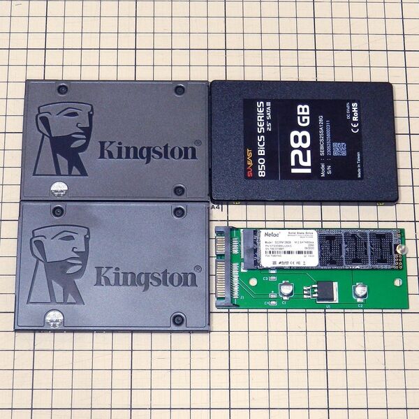 SATA SSD 128GB 4個セット